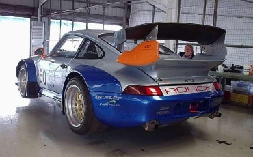 Image of a car being serviced